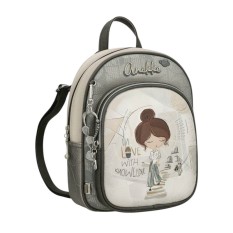 ANEKKE Mochila com Bolso Frontal Sophia Taupe | Ref. 280.42805-197