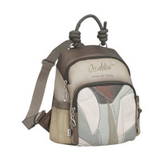 ANEKKE Mochila de Senhora Anti-Roubo Auralis Bege/Castanho | Ref. 280.42815-213