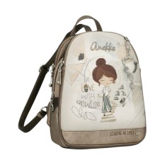 ANEKKE Mochila de Senhora Tripla Sophia Bege | Ref. 280.42805-044