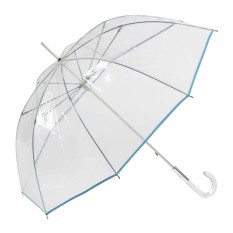 Guarda-Chuva Sra. Comprido Man. 62/8 EZPELETA Transparente Azul | Ref. 104.10764A
