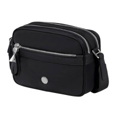 SAMSONITE Bolsa de Ombro c/ 2 Comp. Karissa Evo Preta | Ref. 92.155837-1041