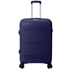 BENZI Mala de Viagem / Trolley Grande 77cm 4R BZ5749 Azul Escuro | Ref. 288.BZ5749AEC