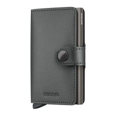 Carteira SECRID Miniwallet Matte Satin Steel | Ref. 297.MMS-S