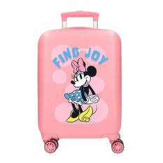 Mala de Cabine / Trolley 50cm 4R MINNIE Find Your Joy Rosa | Ref. 186.4771348