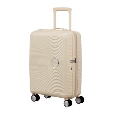 AT Mala / Trolley de Cabine 55cm 4R Exp. SoundBox Areia de Coco | Ref. 92.88472-A936