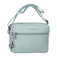 Mala de Tiracolo 2C PEPE JEANS Paola Verde Turquesa | Ref. 186.7445441
