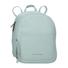 Mochila de Senhora Casual 27cm PEPE JEANS Paola Verde Turquesa | Ref. 186.7442041