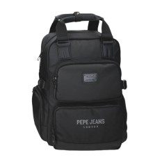 Mochila para Computador e Tablet Adap. PEPE JEANS Durham Preta | Ref. 186.7292241