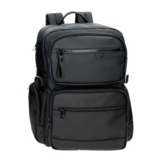 Mochila para Portátil 15" Adapt. PEPE JEANS Dorking Preta | Ref. 186.7462741