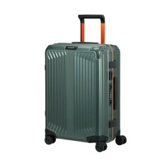 SAMSONITE Mala de Cabine 55cm 4R Lite-Box Alu Verde / Laranja | Ref. 92.122705-A806