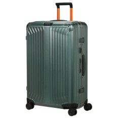 SAMSONITE Mala de Viagem Grande 76cm Lite-Box Alu Verde / Laranja | Ref. 92.122707-A806