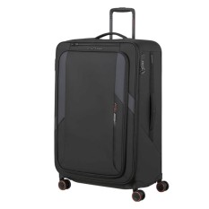 SAMSONITE Mala Viagem / Trolley Grande 78cm 4R Exp Glazed Preta | Ref. 92.159767-1041