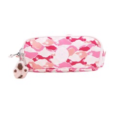 Estojo Escolar KIPLING Gitroy Pink Palm | Ref. 187.40KI35601BV