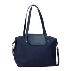 Saco de Ombro Grande PEPE JEANS Leire Azul Escuro | Ref. 186.7517645