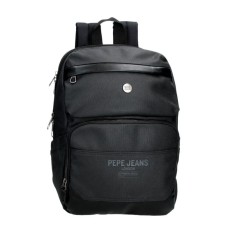 Mochila para Computador 13.3" Adap. 2C PEPE JEANS Berwick Preta | Ref. 186.7472041