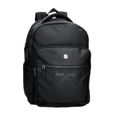 Mochila para Portátil e Tablet 2C Adap. PEPE JEANS Berwick Preta | Ref. 186.7472541