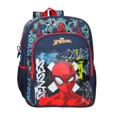Mochila Escolar Adap. 40Cm Gravity of SPIDERMAN Azul Marinho | Ref. 186.42623F1