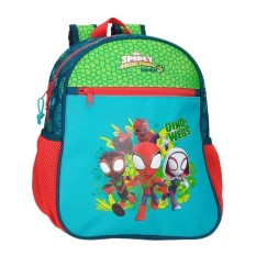 Mochila Pré-Escolar Adap. 33cm SPIDEY Dino-Webs Azul Marinho | Ref. 186.42222F1