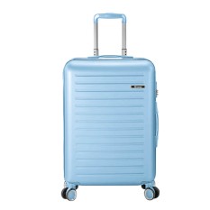 BENZI Mala de Viagem / Trolley Médio 68cm 4R BZ5910 Azul Claro | Ref. 288.BZ5910AZB