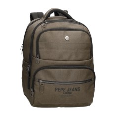 Mochila Adap. Computador 15.6" 2C PEPE JEANS Berwick Caqui | Ref. 186.7472442