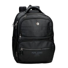 Mochila Adap. Computador 15.6" 2C PEPE JEANS Berwick Preta | Ref. 186.7472441