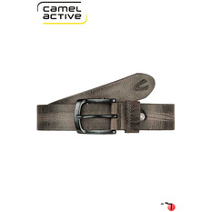 Camel Active Cinto de Pele Genuína 115cm Cinza | Ref. 9110911570