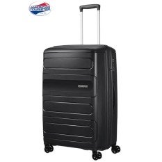 American Tourister Mala/Trolley de Viagem Grande 4 Rodas Spinner 77cm Expansível SUNSIDE Black - Ref. 9251G00309