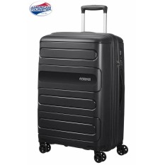American Tourister Mala/Trolley de Viagem Médio 4 Rodas Spinner 68cm Expansível SUNSIDE Black - Ref. 9251G00209