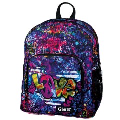 Ghuts Mochila Primária GH147 Peace and Love P18 - Ref. 294.1479P18
