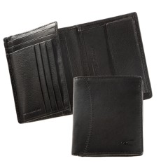 CAMEL ACTIVE Carteira Porta-Notas Vertical com Porta-Moedas Cordoba Preta | Ref. 9113370660 - 000592