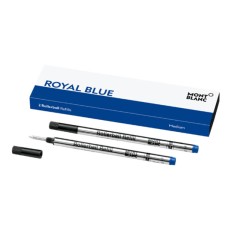 Pack 2 Recargas Rollerball (M) MONTBLANC Royal Blue | Ref. 238.124504