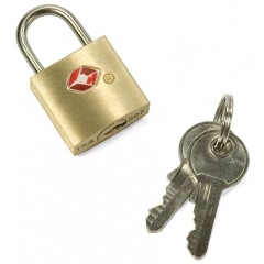 BENZI Cadeado com Chave TSA Dourado | Ref. 288.TSA001