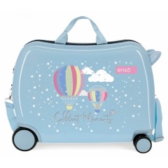 Mala de Viagem Infantil ABS 4 Rodas Enso COLLECT MOMENTS Azul | Ref. 186.9039821