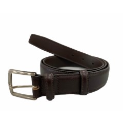 Cinto de Homem Clássico em Pele Genuína 95cm Castanho | Ref. 12.1580C95
