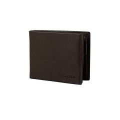 Samsonite Carteira Porta-Notas Horizontal com Porta-Moedas ATTACK 2 SLG Castanha | Ref. 92CT801343