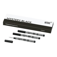 Pack 3 Recargas Small Rollerball (M) MONTBLANC Mystery Black | Ref. 238.107323