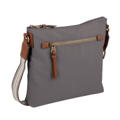 Camel Active Bolsa de Ombro BARI Cinza Escuro | Ref. 9130360371