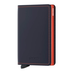 Secrid SLIMWALLET Matte Nightblue & Orange | Ref. 297.SM-NBO