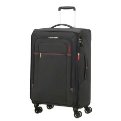 AMERICAN TOURISTER Trolley Médio 67cm 4R Exp. Crosstrack Cinzento/Vermelho | Ref. 92MA300318