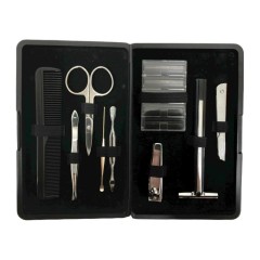 Estojo de Manicura para Homem Preto | Ref. 86.13