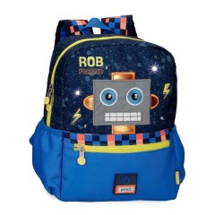 Mochila Pré-Escolar Adap. 32cm Enso ROB FRIEND Azul | Ref. 186.94121D1