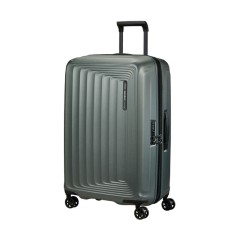 Samsonite Mala/Trolley Média 69cm 4R Spinner Exp. NUON Verde Khaki Matte | Ref. 92KF000394