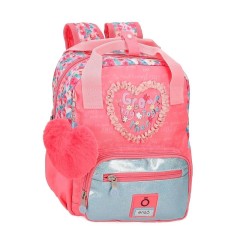 Mochila Pequena Adap. 28cm Enso TOGETHER GROWING Rosa | Ref. 186.93720D1