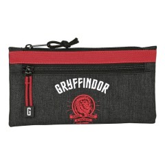 Estojo Escolar 2 Compartimento Harry Potter WITCHCRAFT GRYFFINDOR Preto | Ref. 248.812230029