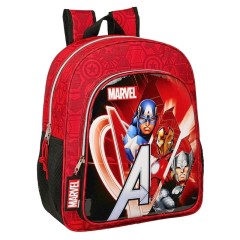Mochila Escolar Adap. 38cm AVENGERS Infinity Vermelha | Ref. 248.612279640
