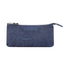 Estojo Escolar Triplo Tablero TOTTO 3JG Azul Escuro | Ref. 330.AC52ECO0123JG