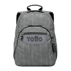 Mochila Escolar Gommas TOTTO 3Y9 Cinzenta | Ref. 330.MA04ECO0183Y9
