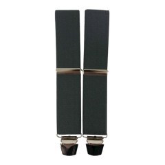 Suspensórios Adulto Lisos Joseph Louis Cinza Escuro | Ref. 67.3130CE
