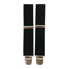 Suspensórios Adulto Lisos Joseph Louis Pretos | Ref. 67.3130P