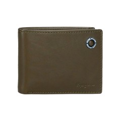 Carteira Horizontal c/ Porta Moedas Pepe Jeans Badge Khaki | Ref. 186.7373134
